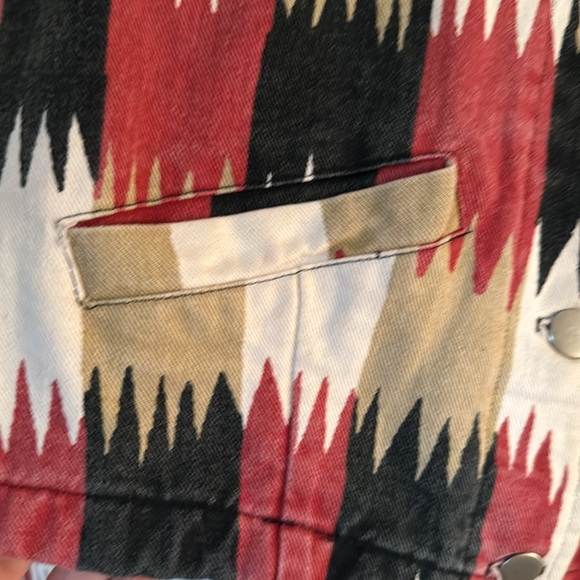 Vintage! Rancho Deluxe Western Style Cropped Denim Jacket  Size M - Picture 3 of 11